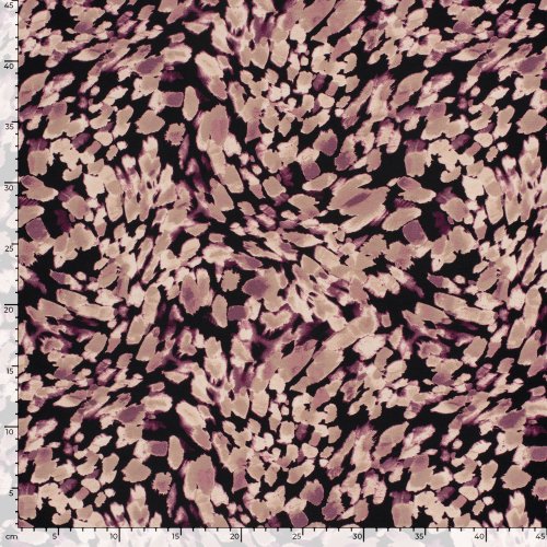 Viskose Crepe - Nanda - nude/violett