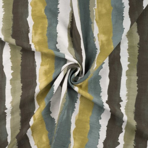 Viskose Crepe - Stripes - khaki