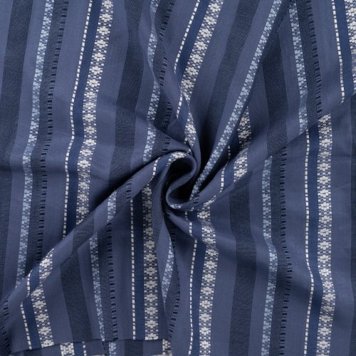 Viskose - Fancy Stripe - denim