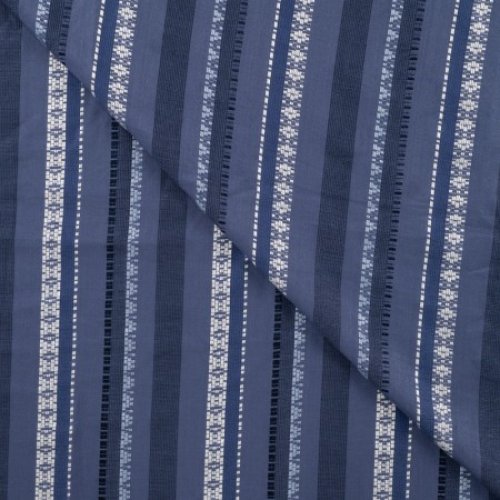 Viskose - Fancy Stripe - denim