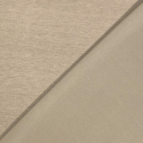 Preview: RESTSTÜCK 1,80m !!! - Viskose Feinstrick Jersey - Skale - beige