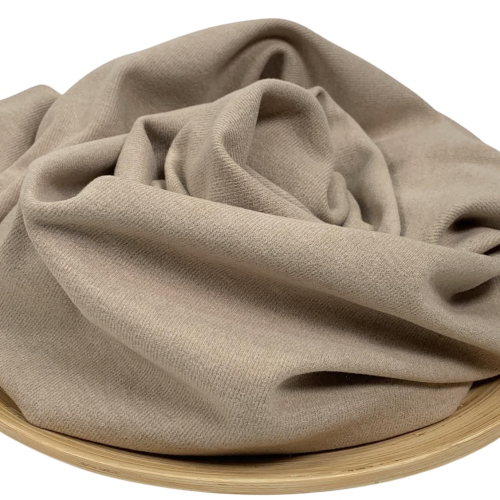 RESTSTÜCK 1,80m !!! - Viskose Feinstrick Jersey - Skale - beige