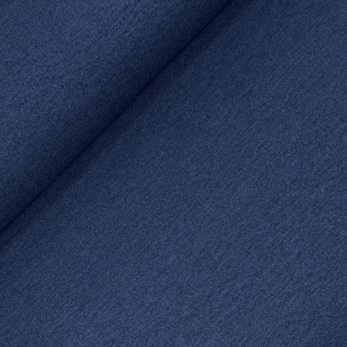 RESTSTÜCK 0,80m !!! - Viskose Feinstrick Jersey - Skale - dark blue