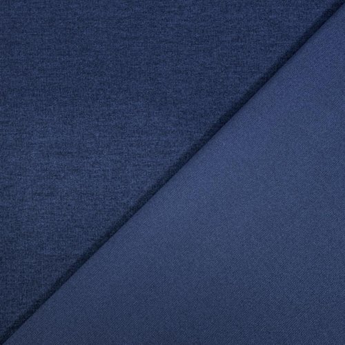 RESTSTÜCK 0,80m !!! - Viskose Feinstrick Jersey - Skale - dark blue