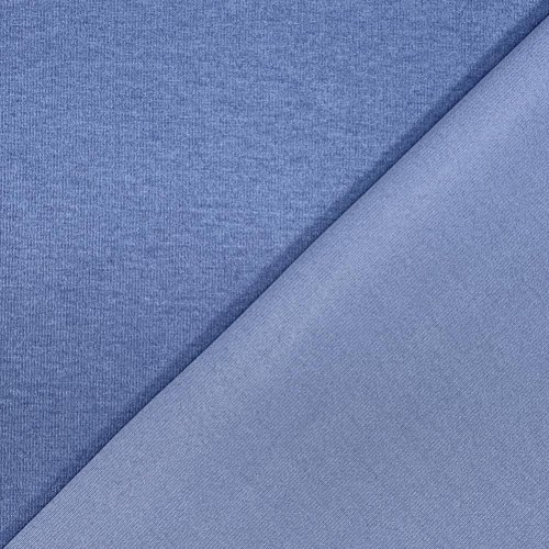 Preview: RESTSTÜCK 1,0m !!! - Viskose Feinstrick Jersey - Skale - denim