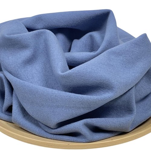 RESTSTÜCK 1,0m !!! - Viskose Feinstrick Jersey - Skale - denim