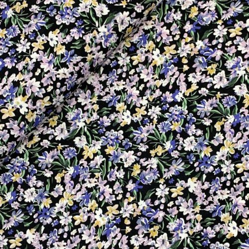 Viskose - Flora - black