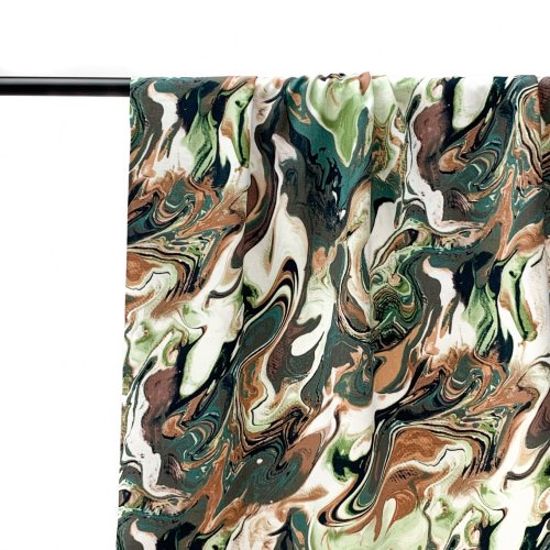 Viskose - Forest Marble - green/brown