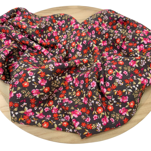 RESTSTÜCK 1,70m !!! - Viskose - Flower Indre - khaki