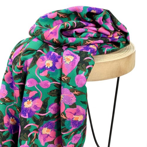 Viskose - Inez - purple/green