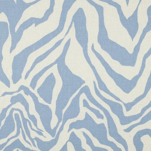 Viskose Leinen - Zebra Aliki - blue