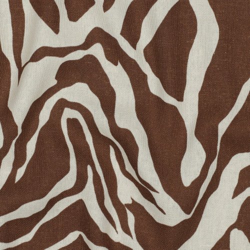 Viskose Leinen - Zebra Aliki - brown