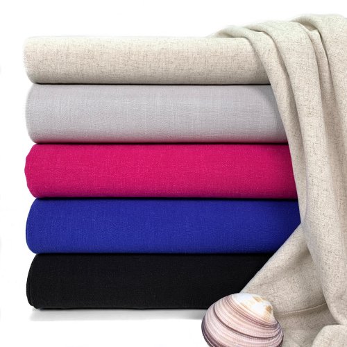 RESTSTÜCK 1,0m !!! - Viskose Leinen Slub - uni - grasgrün