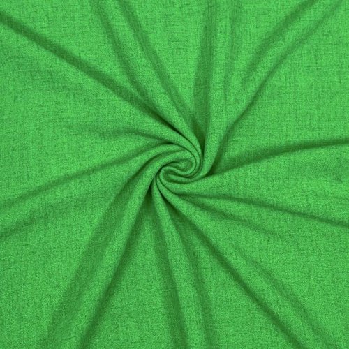 Preview: RESTSTÜCK 1,0m !!! - Viskose Leinen Slub - uni - grasgrün