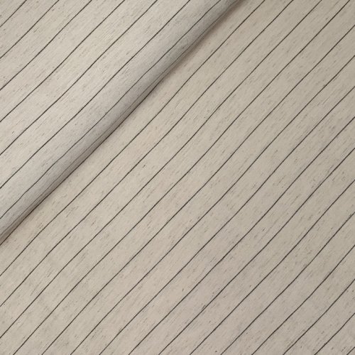 Viskose Leinen - Stripes big - nature