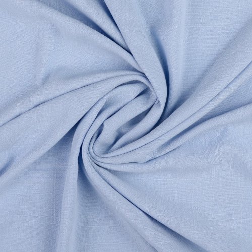 Viskose Leinen - uni - hellblau