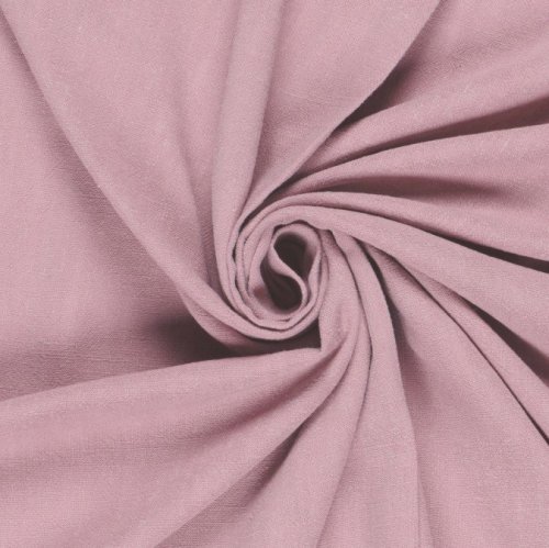 Viskose Leinen - uni - rose