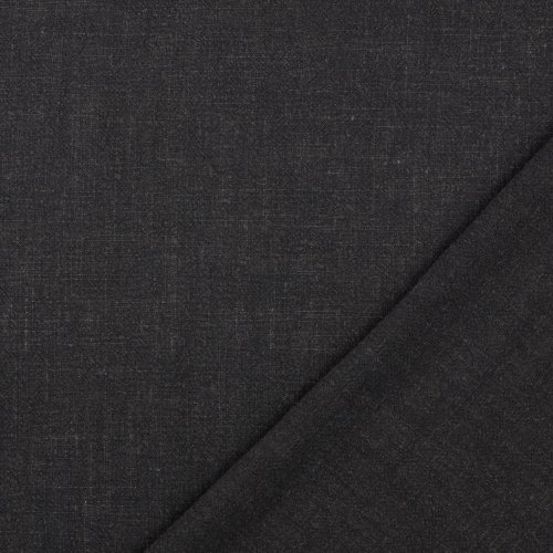 Preview: RESTSTÜCK 0,60m !!! - Viskose Leinen - uni - schwarz