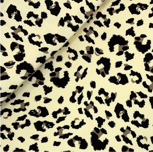 Viskose - Leoprint - beige