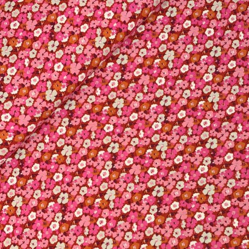 Preview: RESTSTÜCK 1,30m !!! - Viskose Popeline - Lika - fuchsia