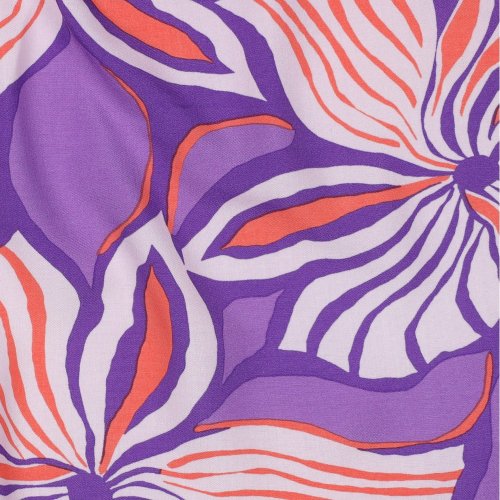 Viskose mit LENZING™ ECOVERO™ Fasern - Marit Flowers - lavender