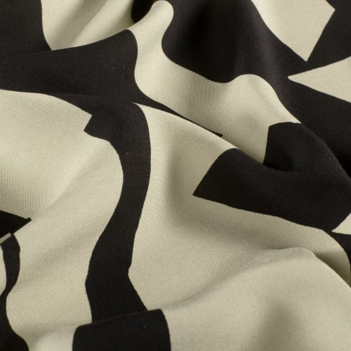 Preview: Viskose - Outline - beige/black