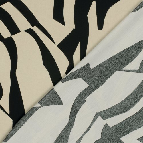 Preview: Viskose - Outline - beige/black