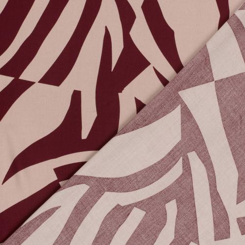 Preview: RESTSTÜCK 1,70m !!! - Viskose - Outline - rose/bordeaux