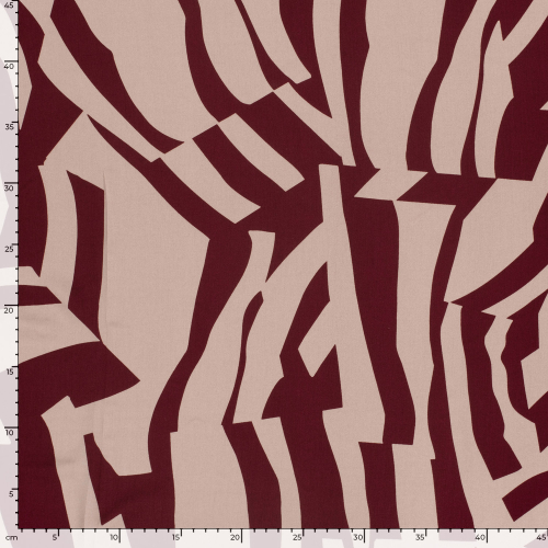 RESTSTÜCK 1,70m !!! - Viskose - Outline - rose/bordeaux