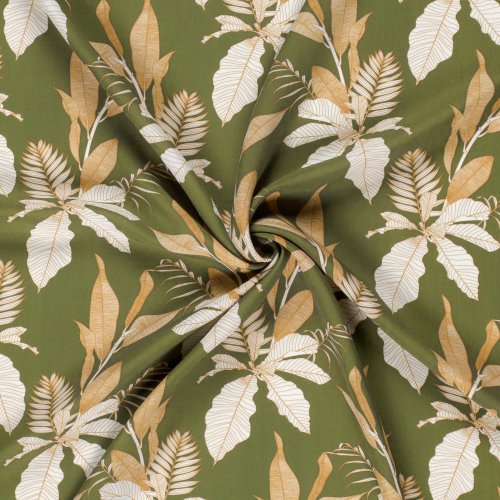 Viskose Popeline - Amina - khaki