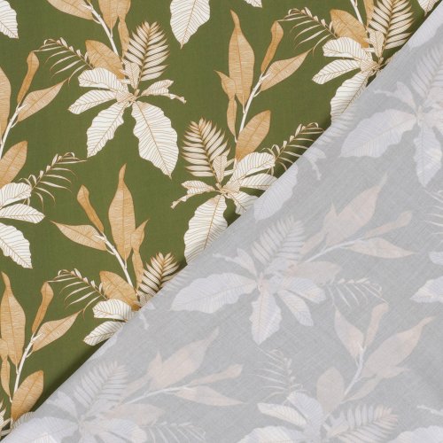 Viskose Popeline - Amina - khaki