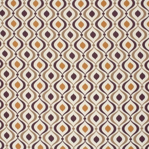 Viskose Popeline - Bruna - brown/ecru