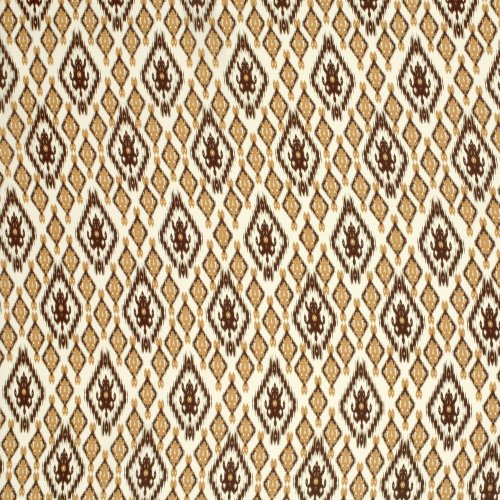 Viskose Popeline - Edla - brown/ecru