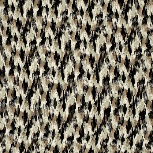 Viskose Popeline - Jale - black/brown/khaki