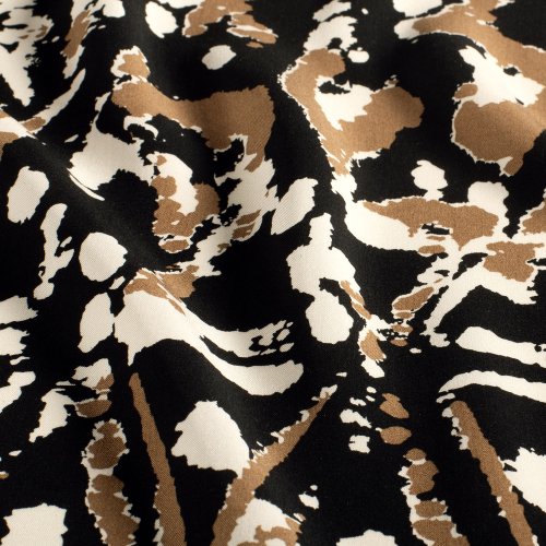 Viskose Popeline - Lanie - black/brown