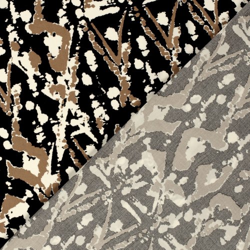 Viskose Popeline - Lanie - black/brown