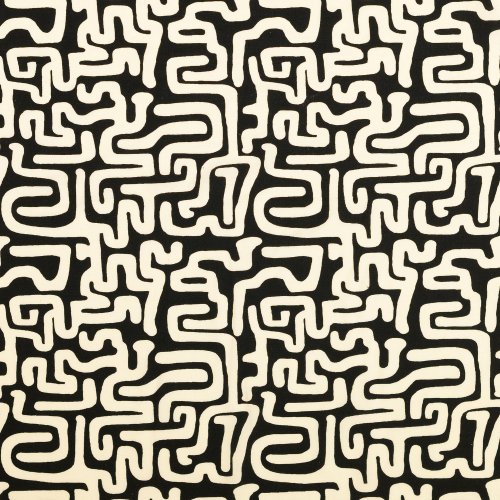 Viskose Popeline - Rumen - schwarz/creme