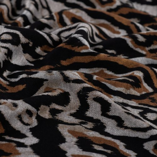 Viskose Punta di Roma - Glenn Leo - grey/black/brown