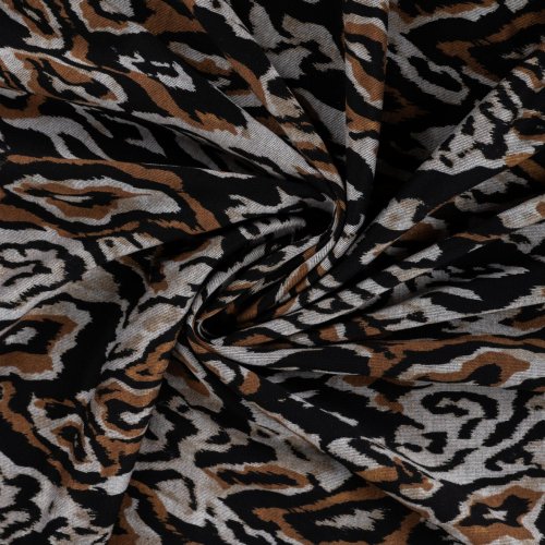 Viskose Punta di Roma - Glenn Leo - grey/black/brown