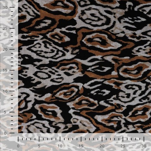 Viskose Punta di Roma - Glenn Leo - grey/black/brown