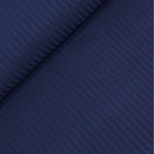 Preview: RESTSTÜCK 70cm !!! - Soft Viskose Rippjersey - marine