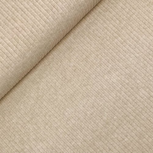 Viskose Rippstrick - Manon - sand meliert