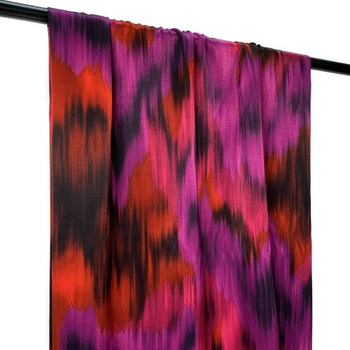 Preview: RESTSTÜCK 1,70m !!! - Viskosesatin - Inci - fuchsia