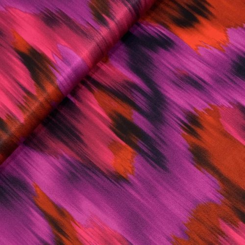 Preview: RESTSTÜCK 0,80m !!! - Viskosesatin - Inci - fuchsia