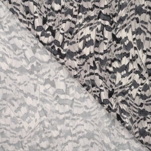Viskosesatin - matt - Mystic Feather - grey