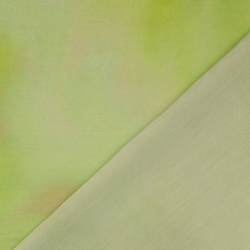 Viskosesatin - matt - Penka - apfelgrün