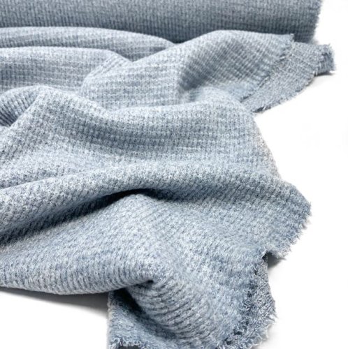 RESTSTÜCK 1,10m !!! - Viskose Strick - Soft Waffle - denim