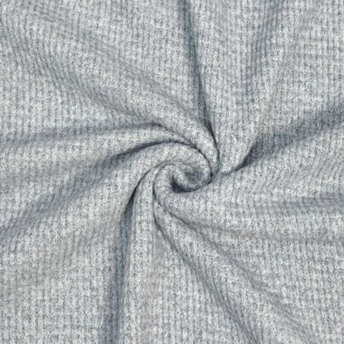 Preview: RESTSTÜCK 90cm !!! - Viskose Strick - Soft Waffle - grey