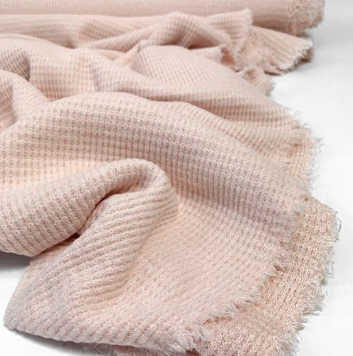 RESTSTÜCK 1,00m !!! - Viskose Strick - Soft Waffle - rose