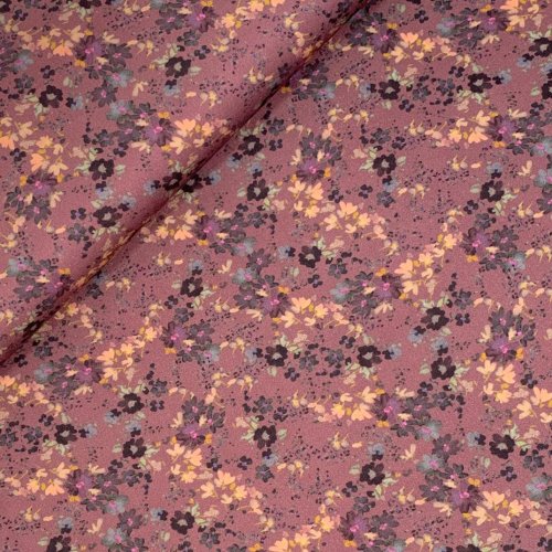 Viskose Stretch - Lelde - rosewood